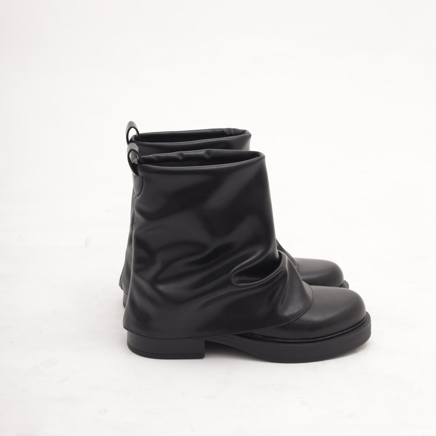 TRONCHETTO BASSO RISVOLTATO NERO MP2744-5PUNE CHOCOLA