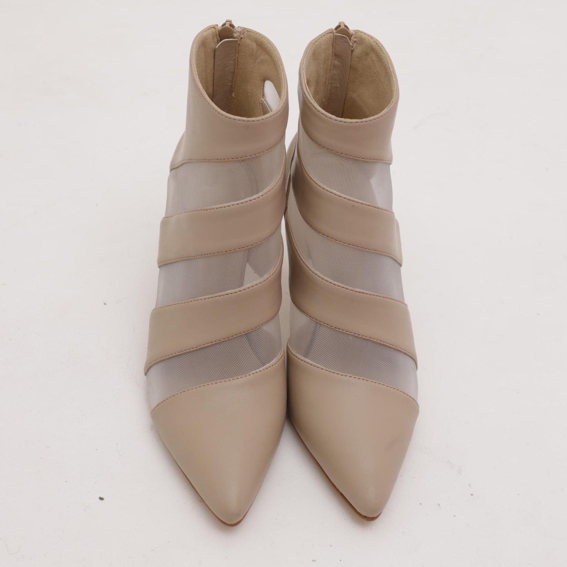 TRONCHETTO BASSO SHEER TORTORA<BR/> 