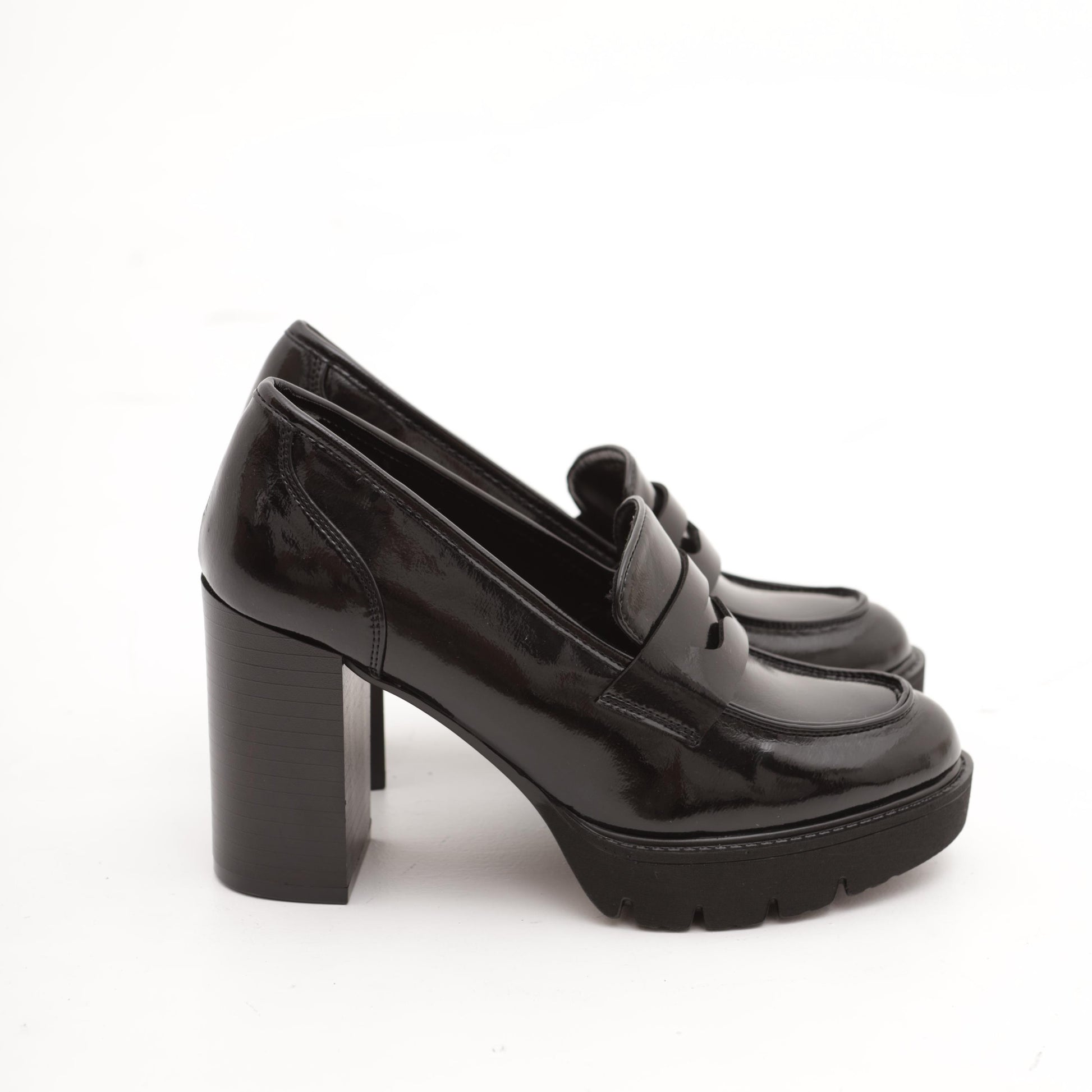 MOCASSINO TACCO E PLATEAU NAPLACK NERO 