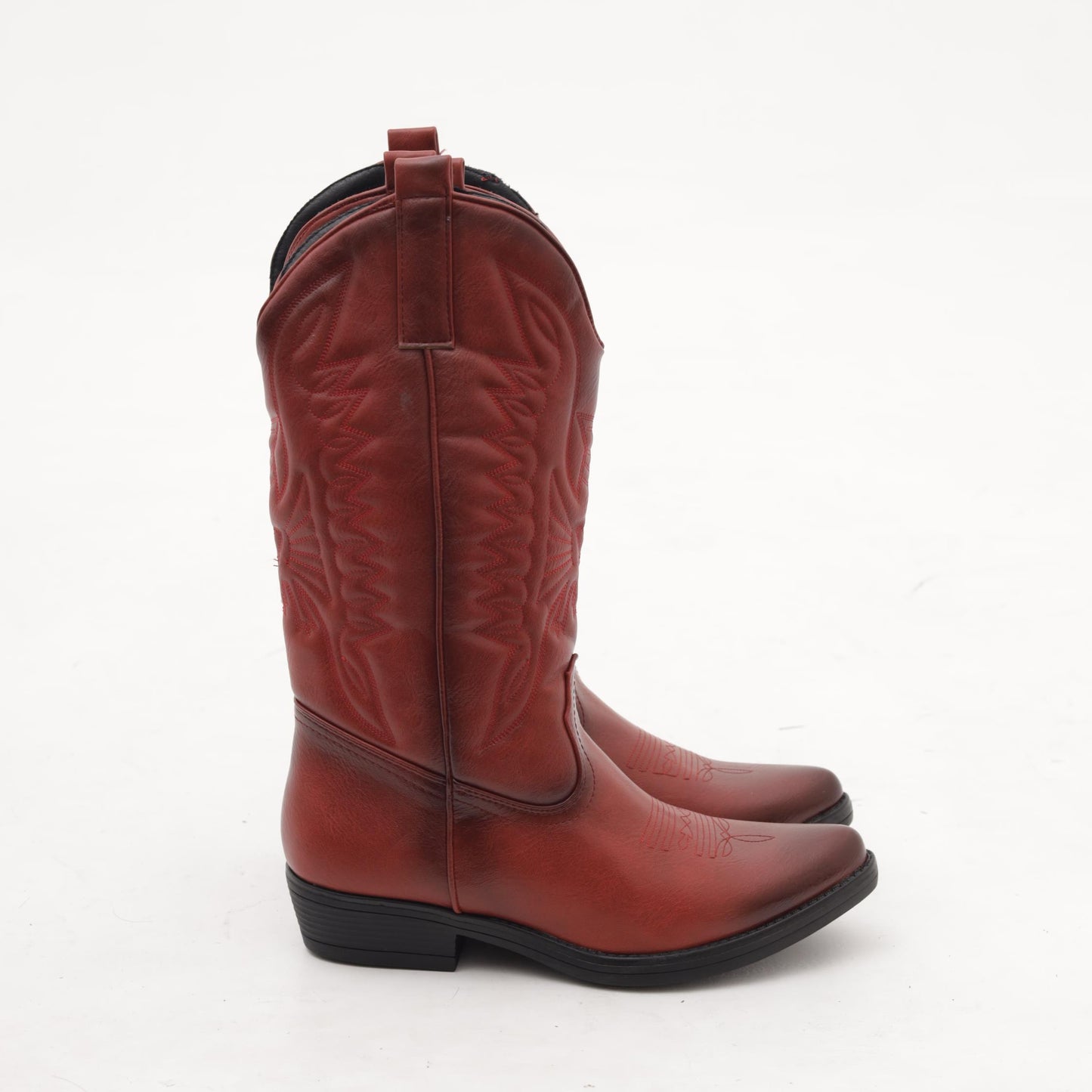 CAMPEROS BASSO RICAMO ROSSO C19004-4PR CHOCOLA