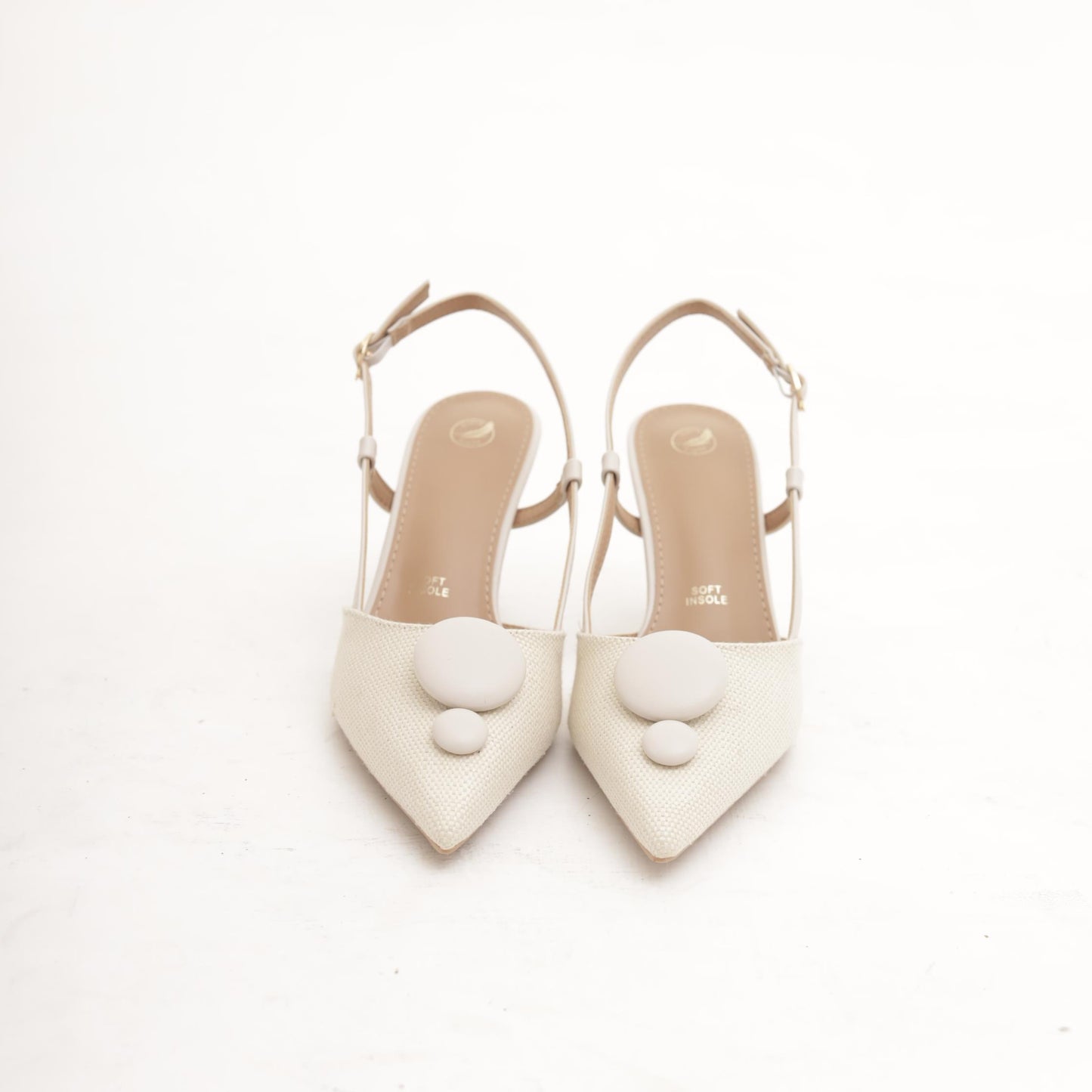 SLINGBACK RAFIA GOCCE BEIGE 
