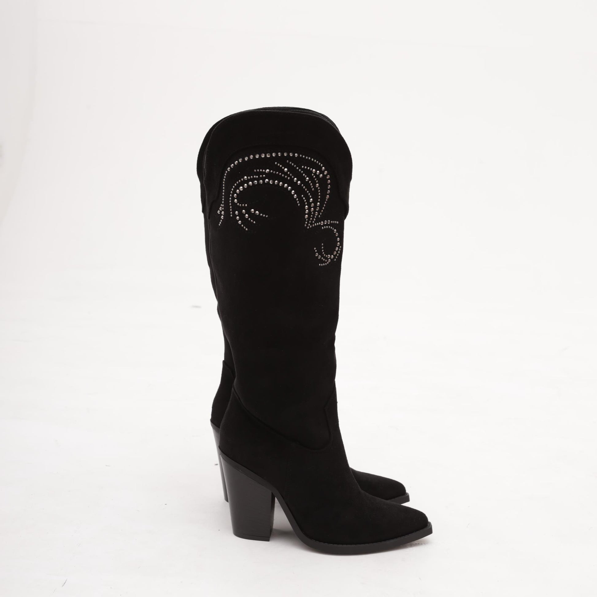 STIVALE CAMPEROS STRASS NERO<BR/> 