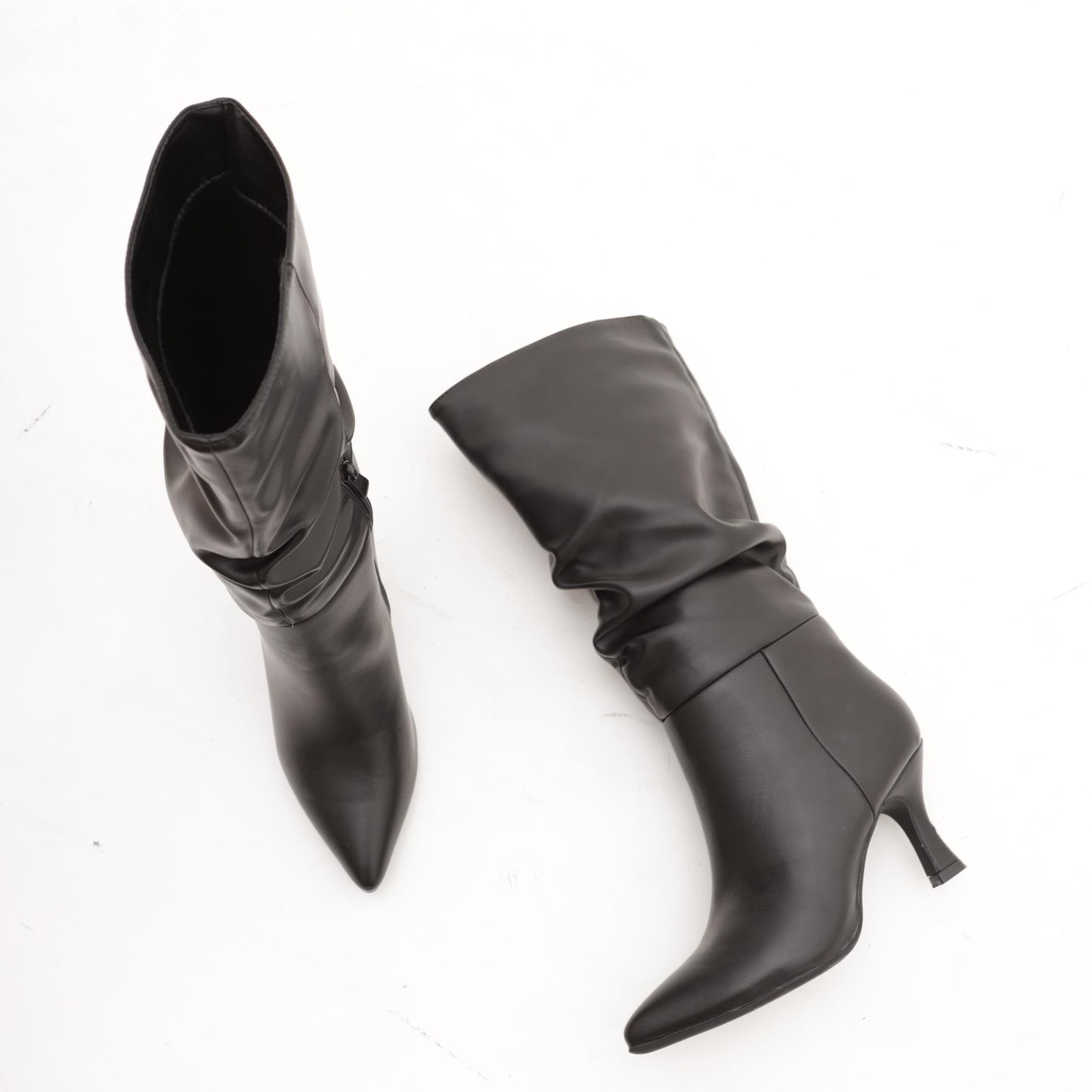 STIVALE ARRICCIATO CHOCOLA' NERO 