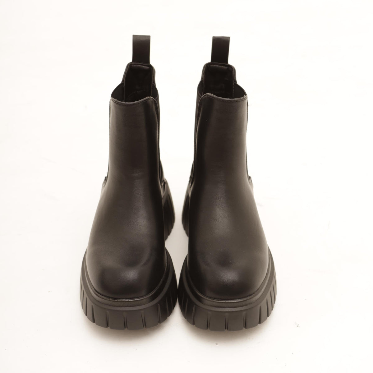 STIVALETTO CHELSEA BASSO PLATFORM NERO 