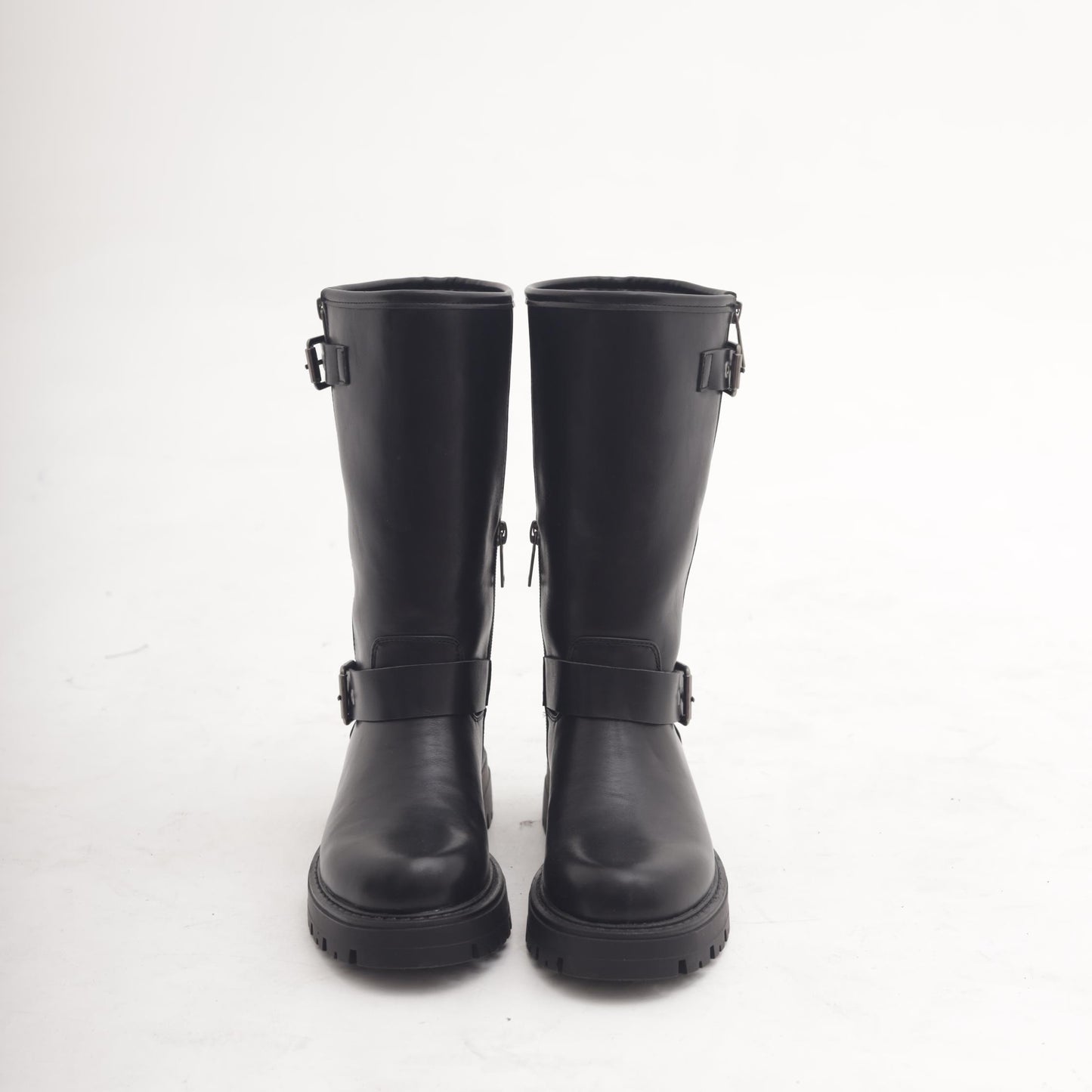 BIKER CON ZIP ESTERNA NERO 