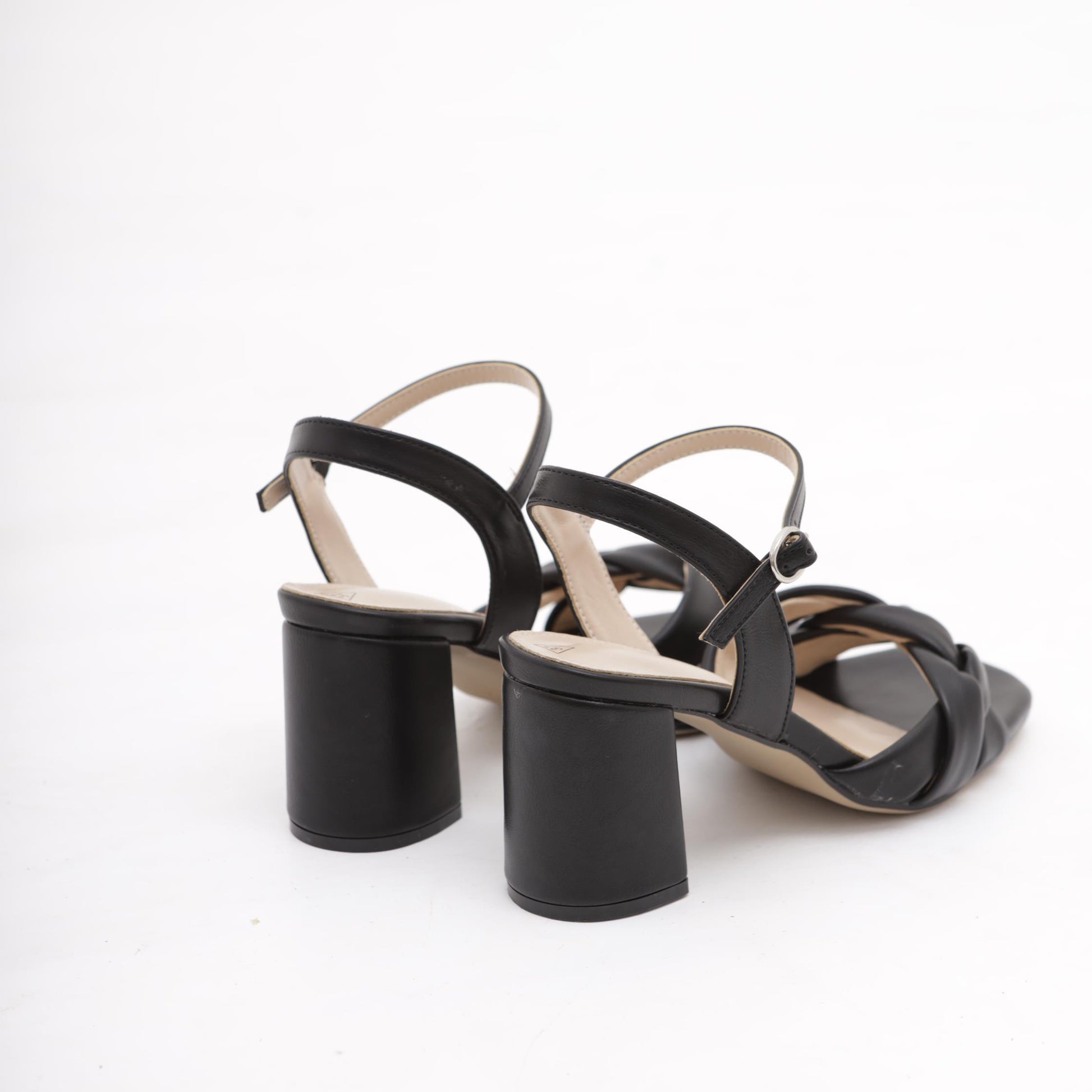 SANDALO TRECCIA NERO 