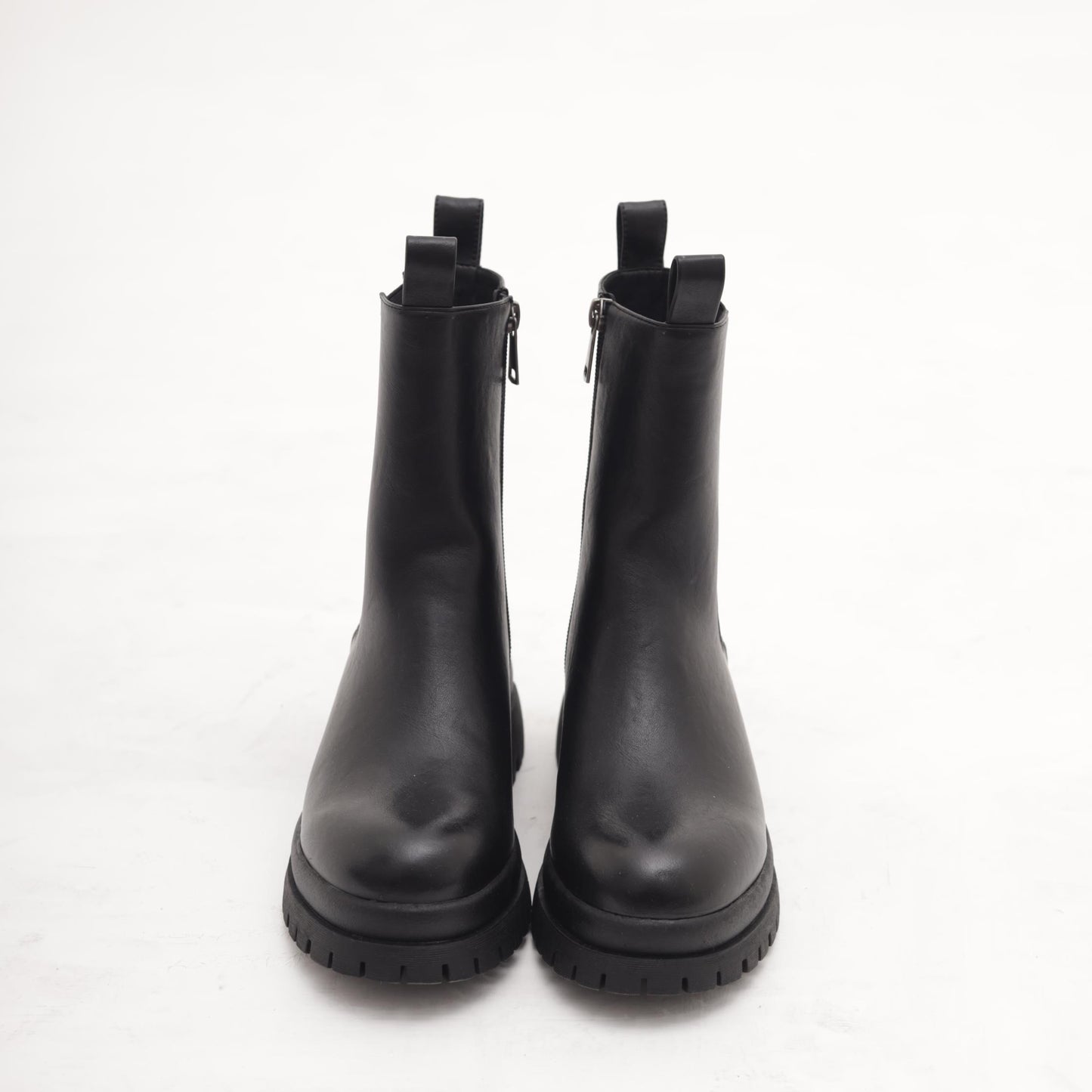 STIVALETTO ELASTICO E ZIP NERO 