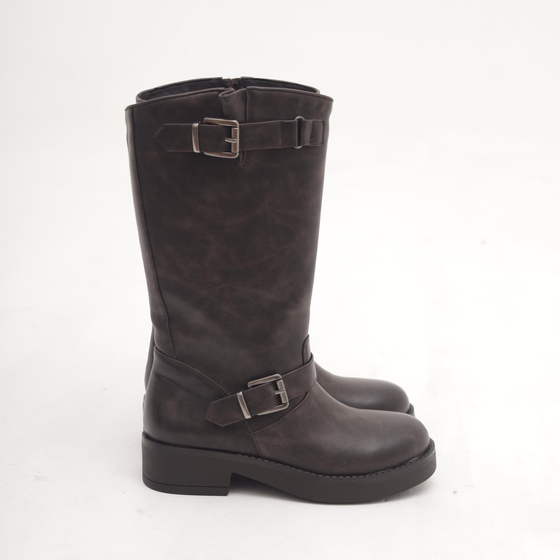 STIVALE BIKER ALTO TESTA DI MORO MP2745-4PUTM CHOCOLA