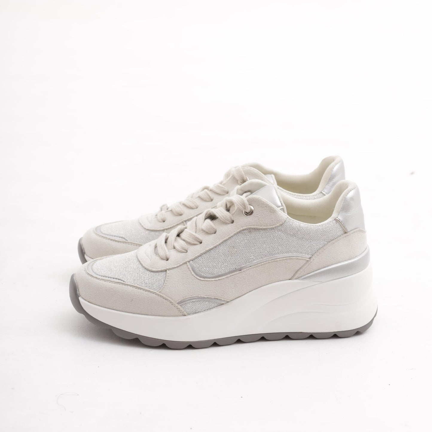 SNEAKERS ZEPPA SHINY GRIGIO<BR/> 
