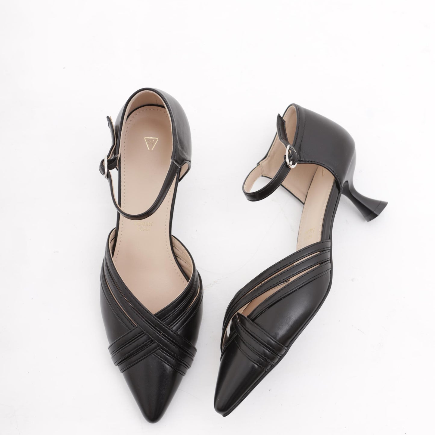 DECOLLETE' D'ORSAY CROSS NERO 