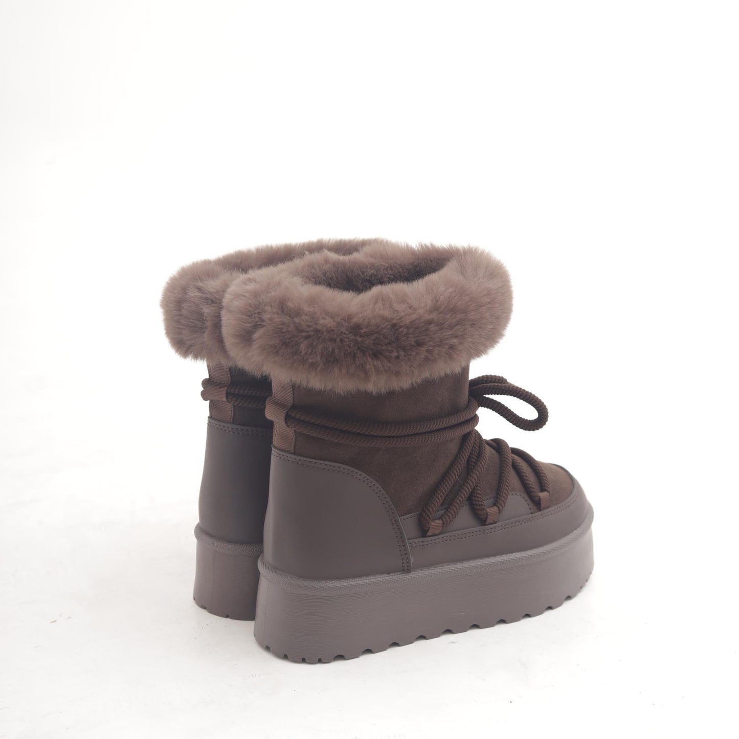 STIVALETTO MAMMUT LACCI TESTA DI MORO MP1002-5MFTDM CHOCOLA