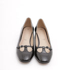 DECOLLETE' BASSA T-BAR NERO 