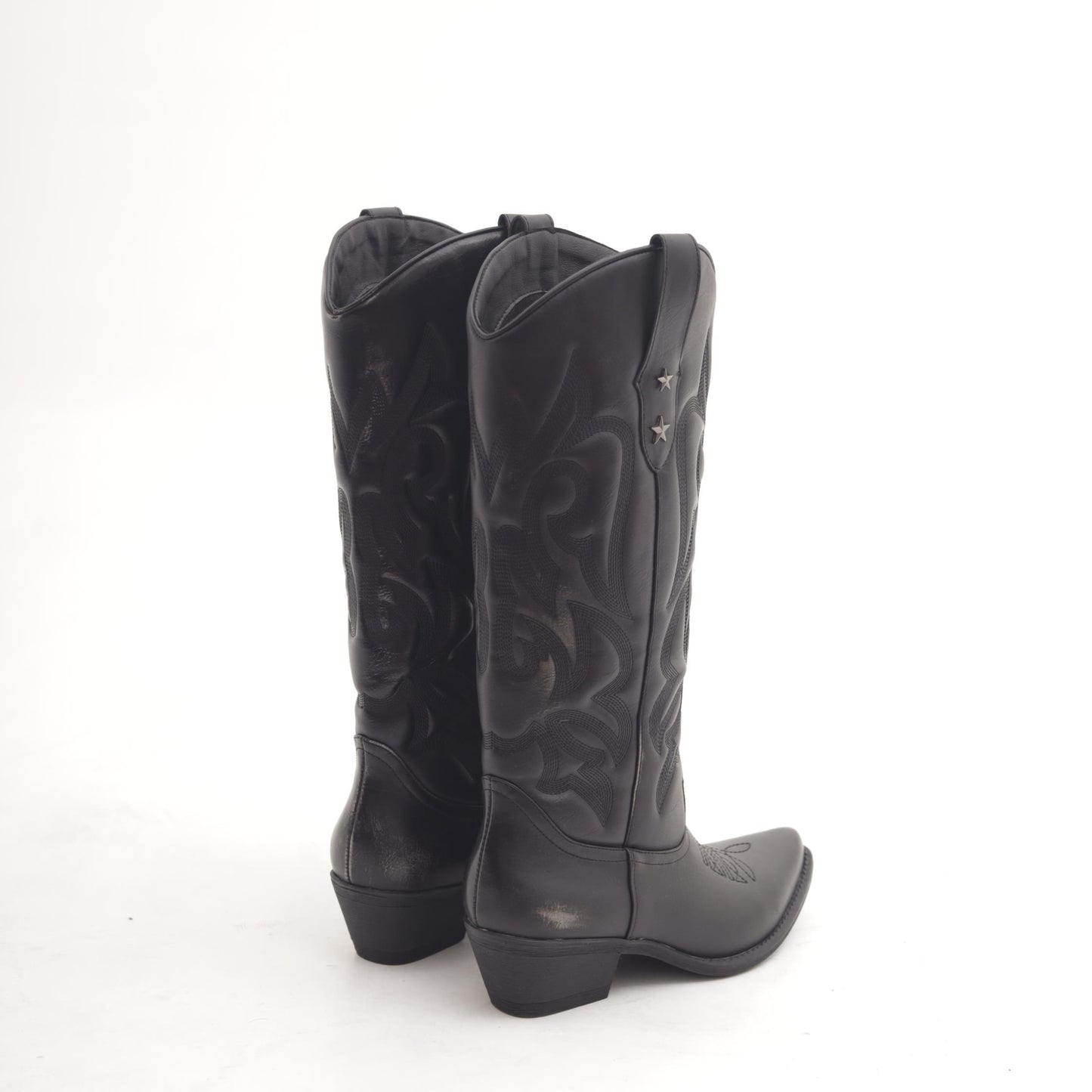 STIVALE CAMPEROS RICAMO STARS NERO MP2705-1PUNE CHOCOLA