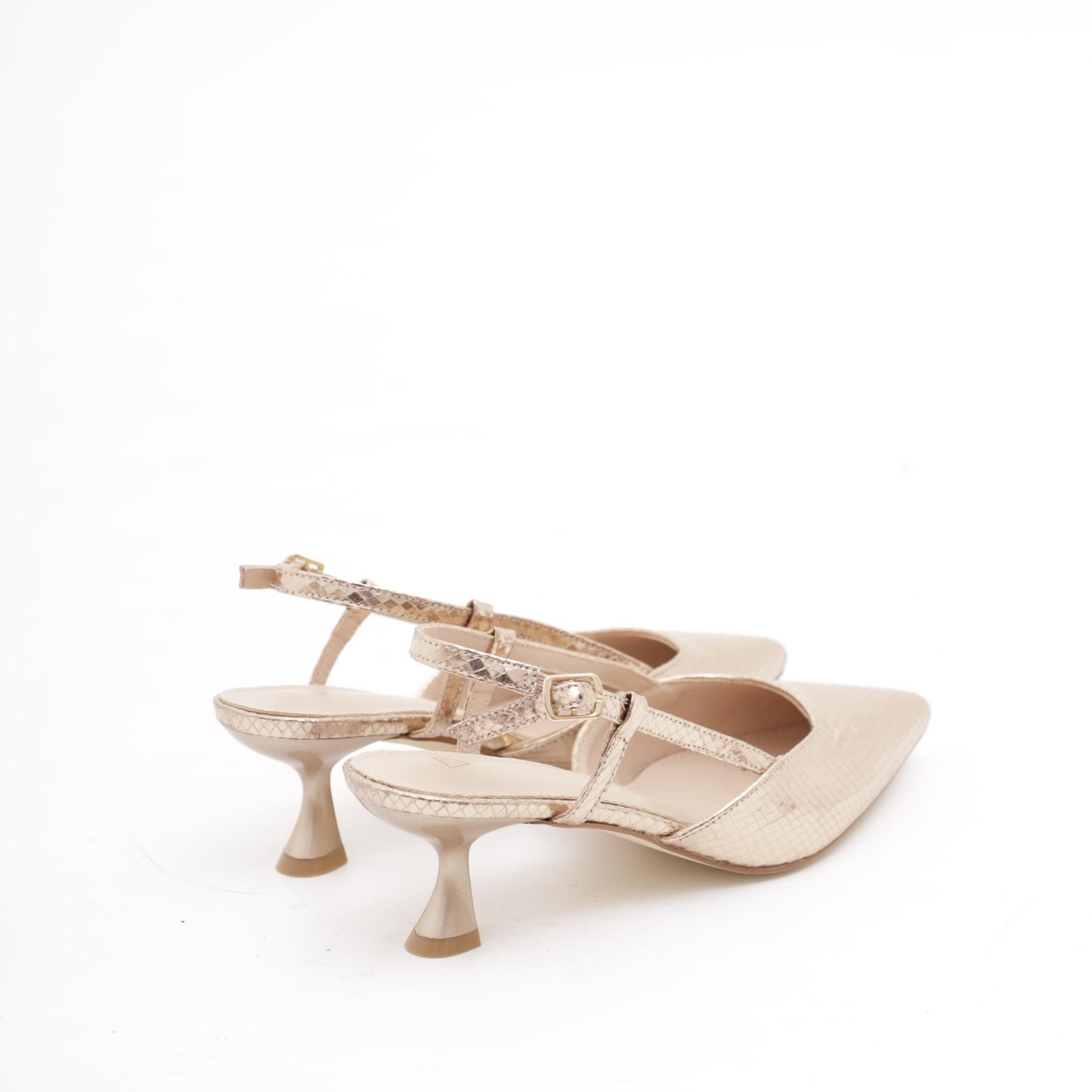 SLINGBACK SNAKE PLATINO 