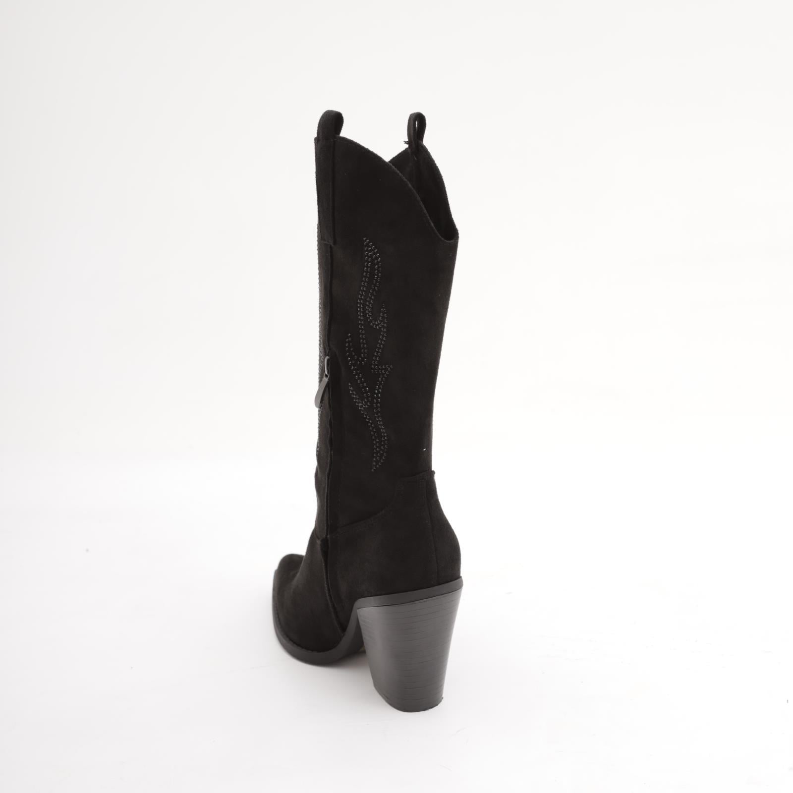 TEXANO CHOCOLA' STRASS NERO<BR/> 