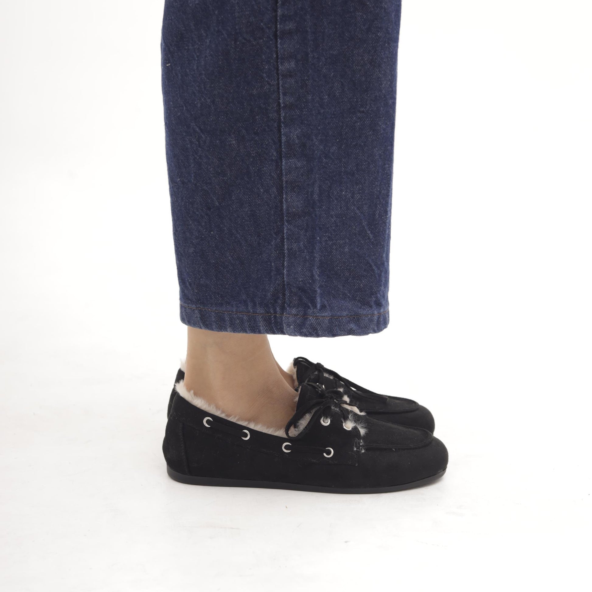 MOCASSINO VELA FUR NERO 