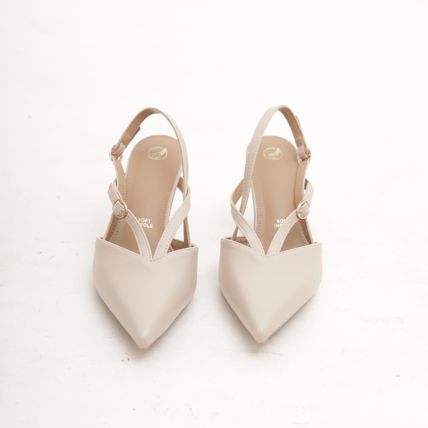 SLINGBACK V NUDE 