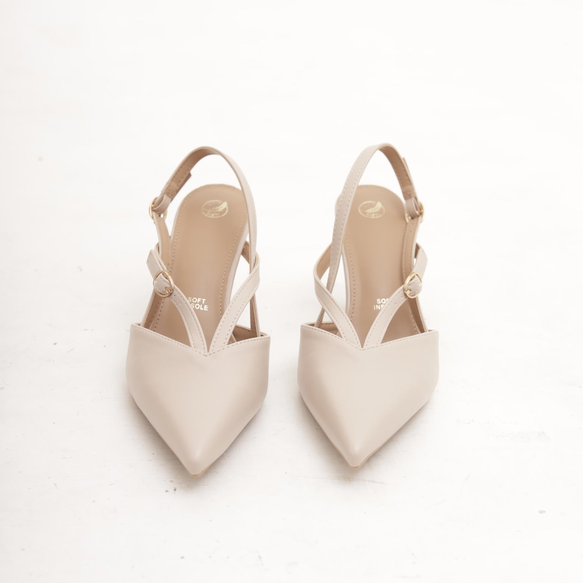 SLINGBACK V NUDE 