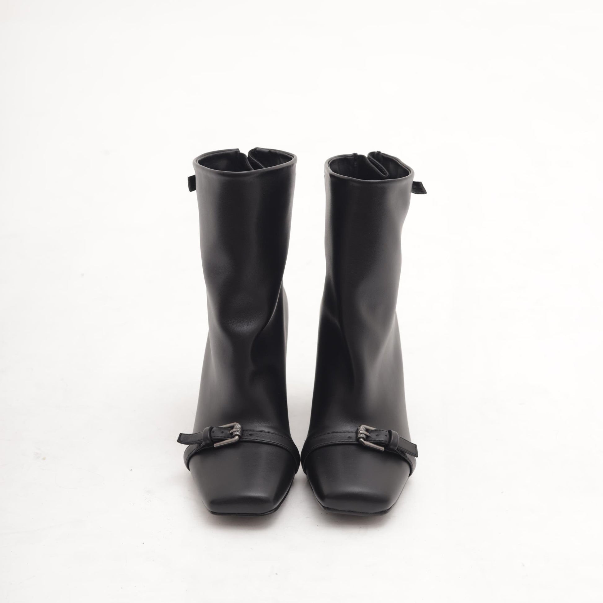 STIVALETTO OVERSIZE TACCO NERO 