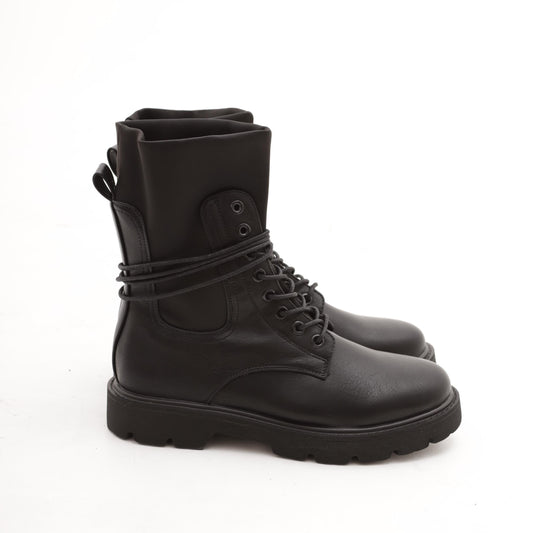 ANFIBIO CALZA TESSUTO NERO MP721-1PUNE CHOCOLA