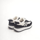 SNEAKERS RUNNING FUR DOPPIA FASCIA NERO 