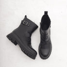 STIVALETTO ARRICCIATO NERO 
