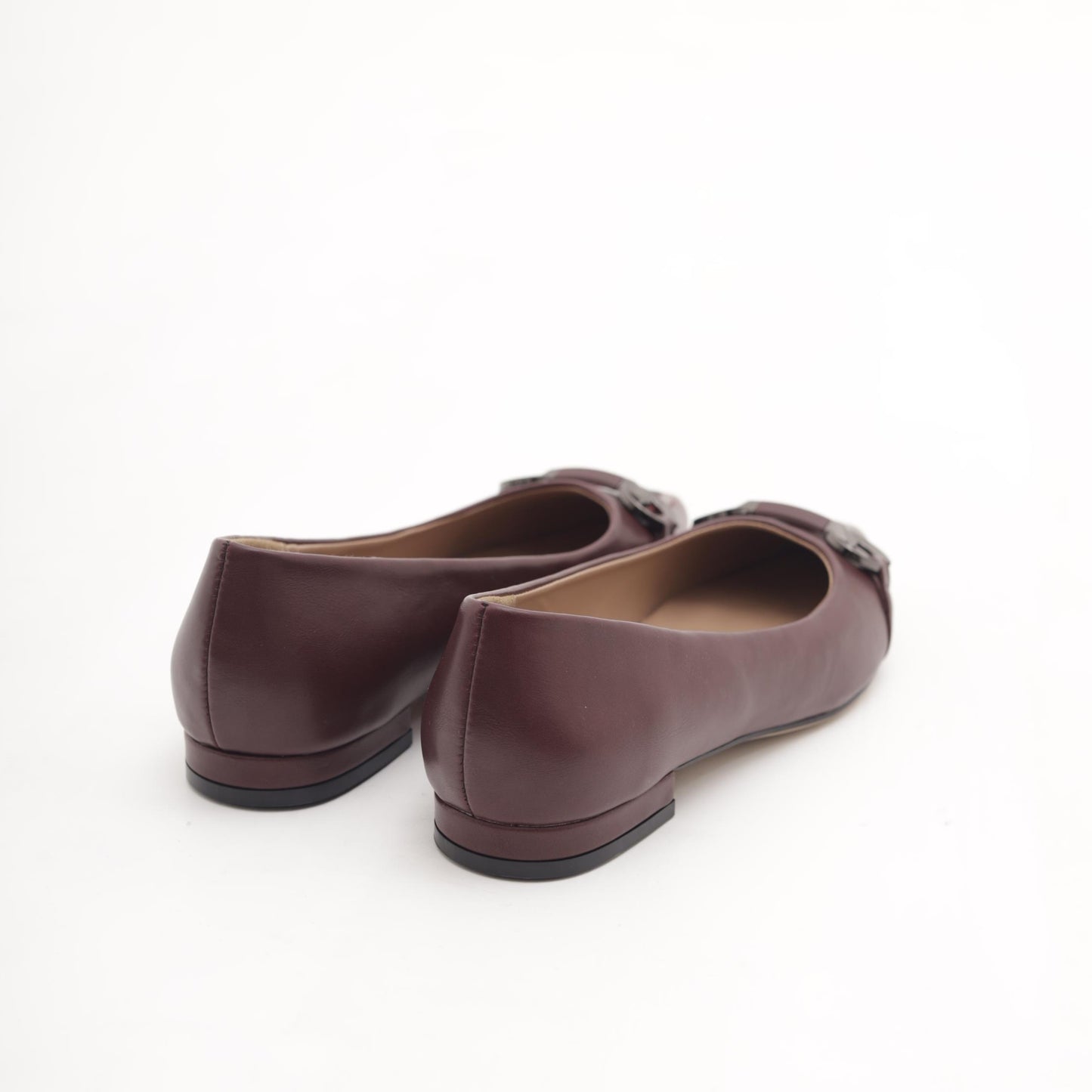 DECOLLETE FLAT MORSETTO BORDEAUX 