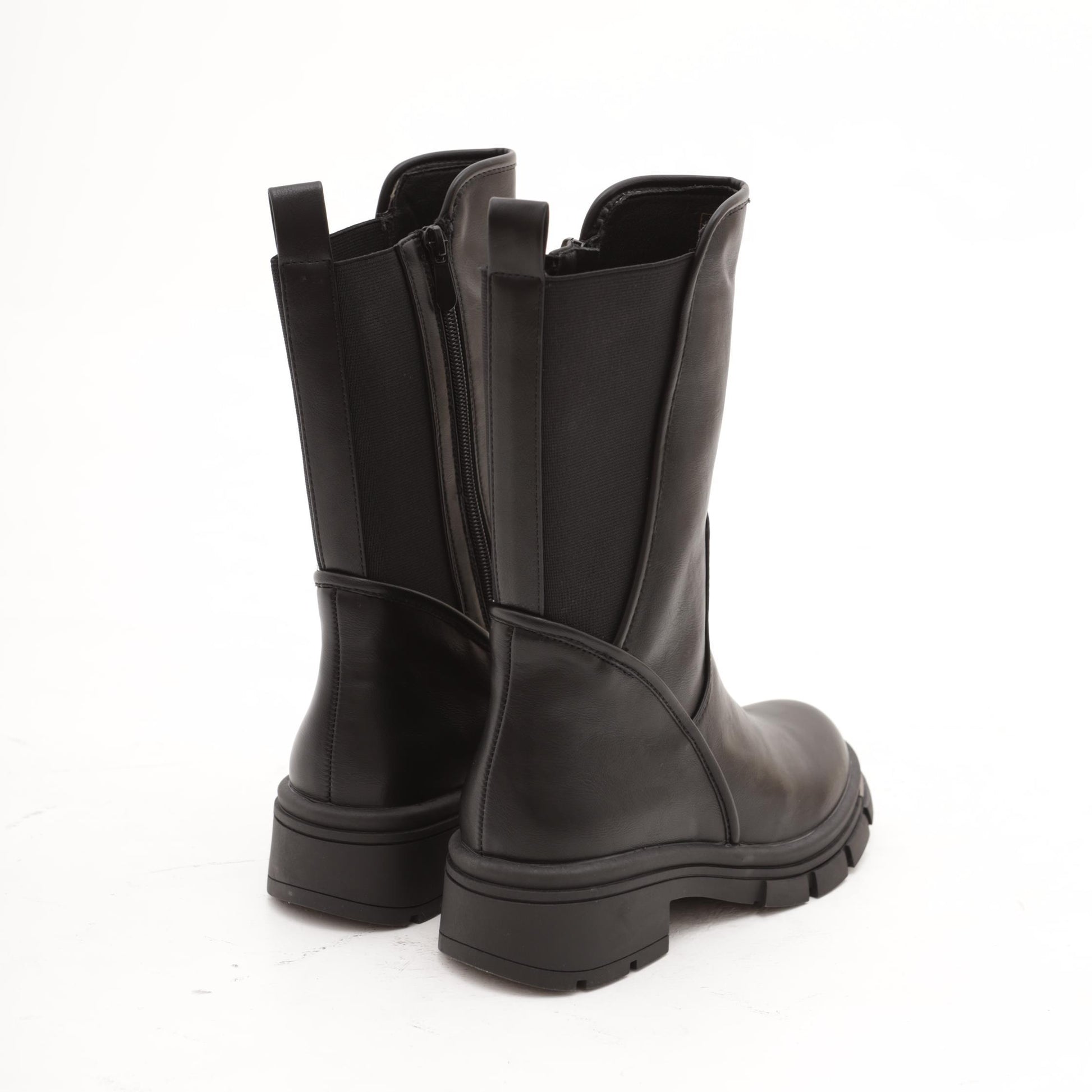 STIVALETTO GAMBALE ELASTICO NERO 