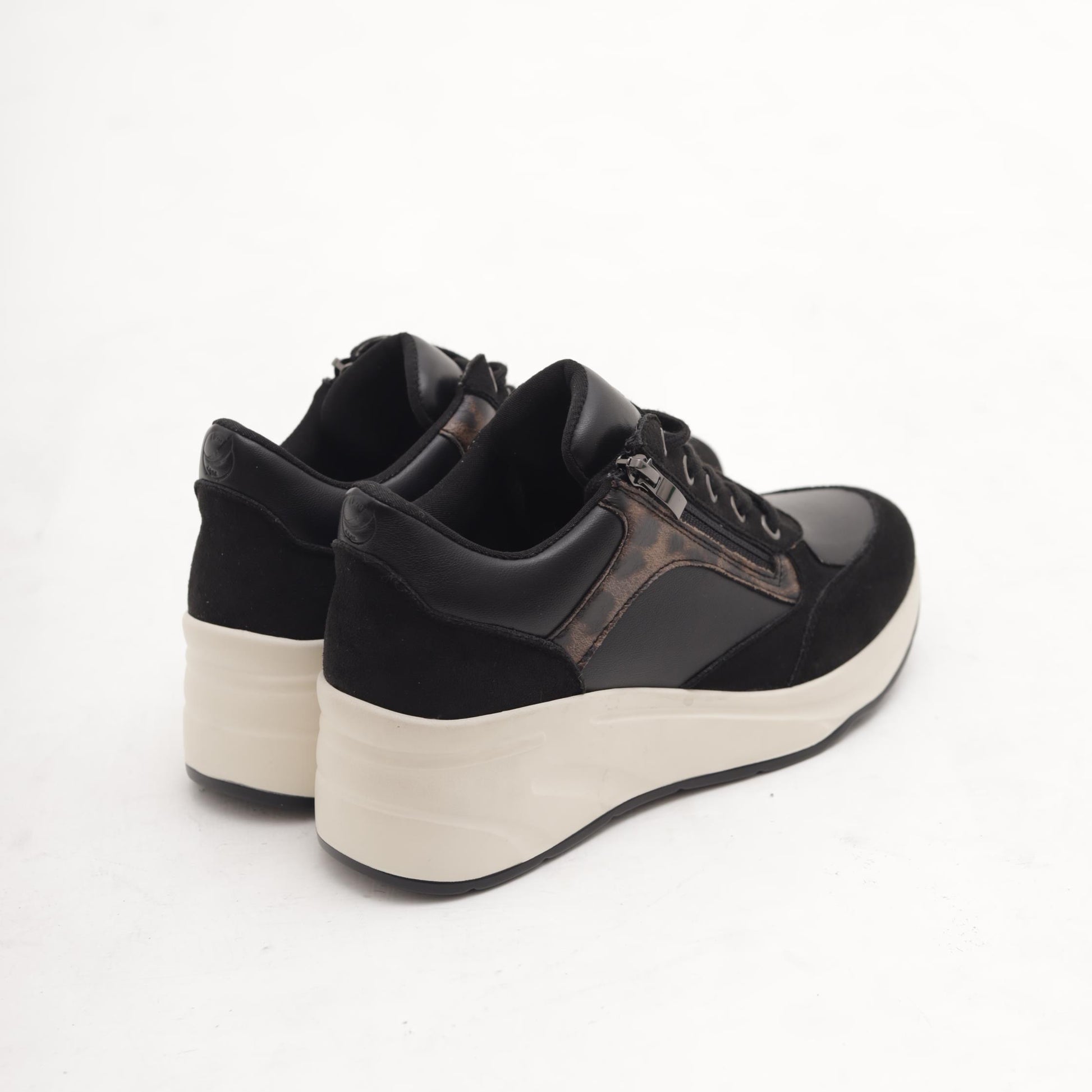 SNEAKERS ALTA ZIP NERO 