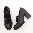 MOCASSINO TACCO E PLATEAU NAPLACK NERO 
