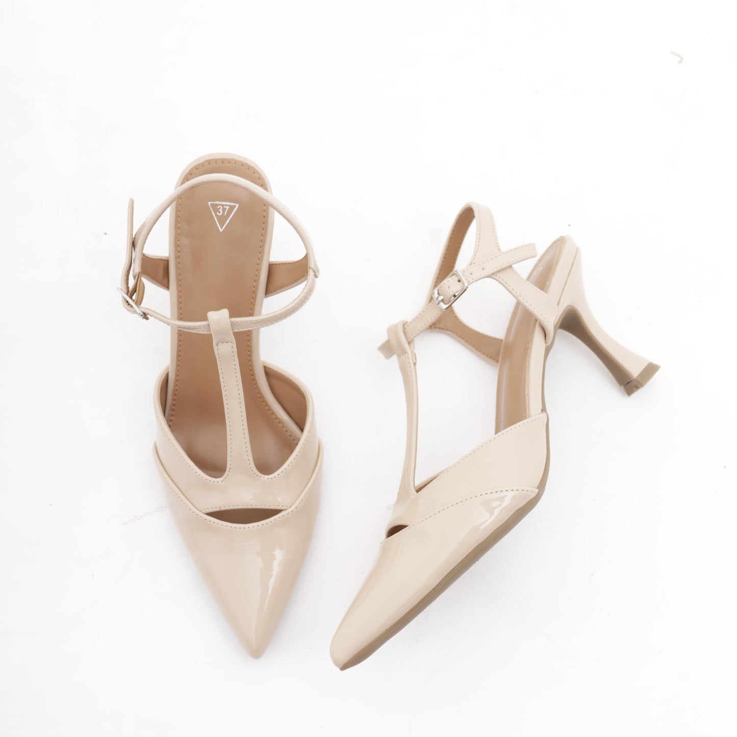 DECOLLETE' T-BAR BEIGE 