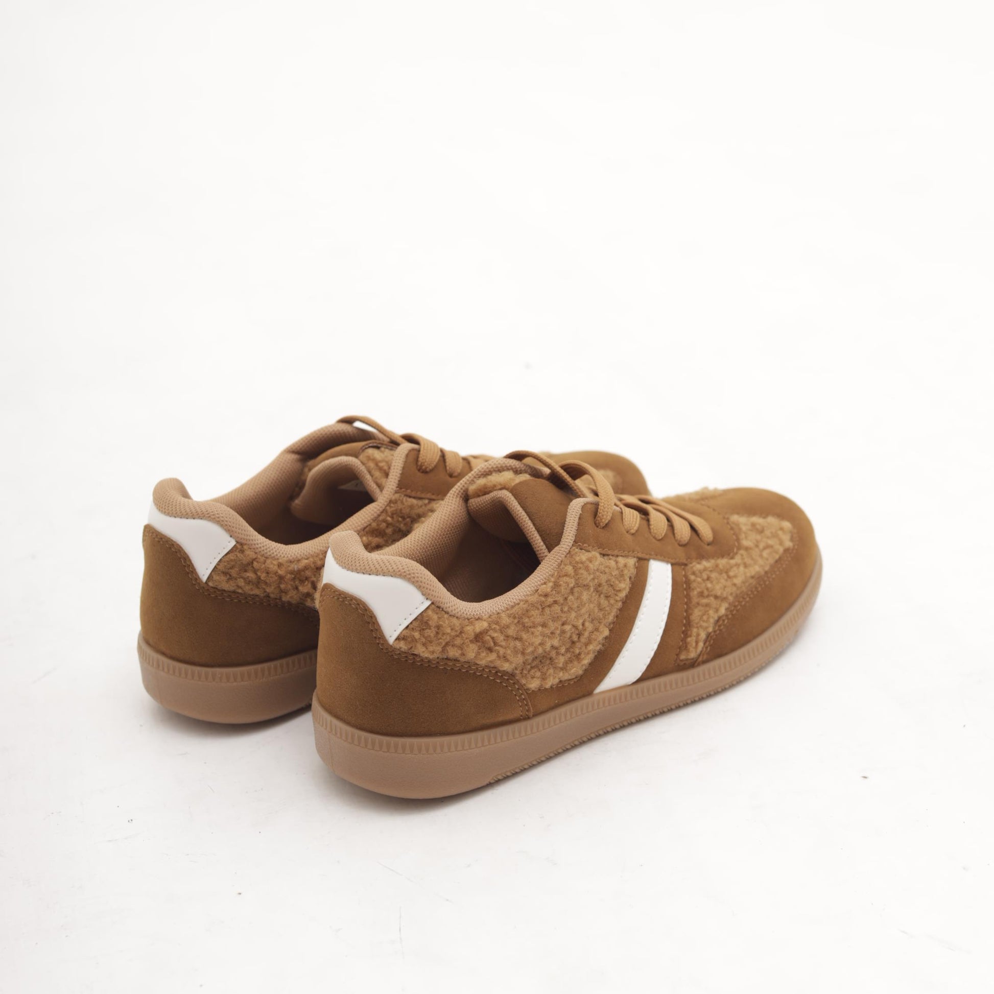 SNEAKERS FLAT FUR CUOIO MP902-6MFCU CHOCOLA