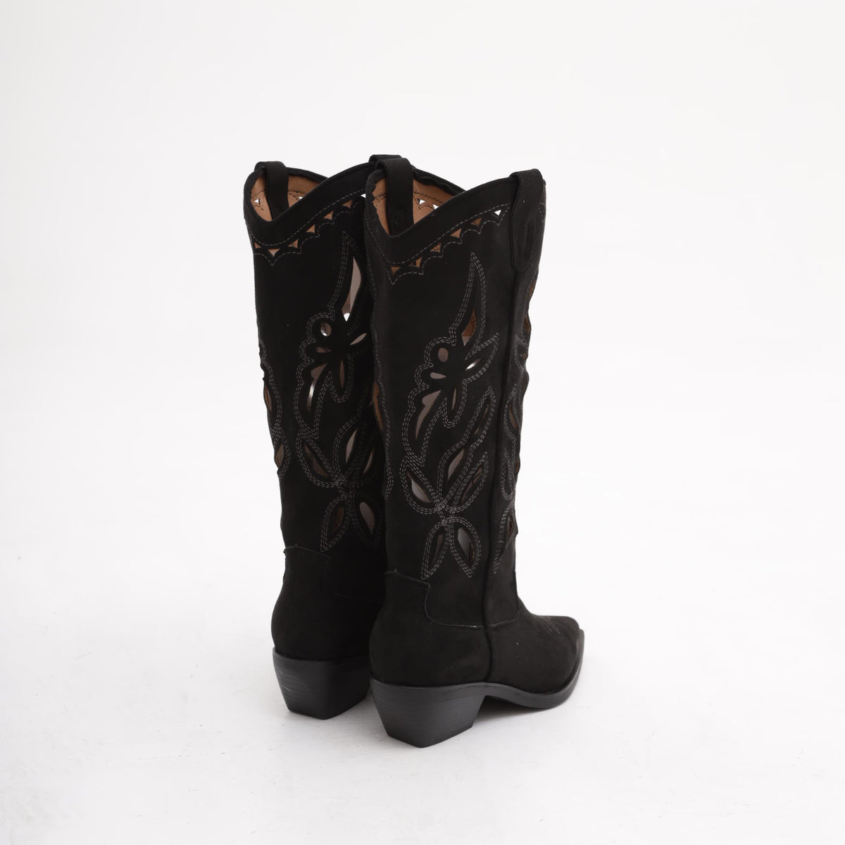 TEXANO RICAMO FORATO NERO<BR/> 