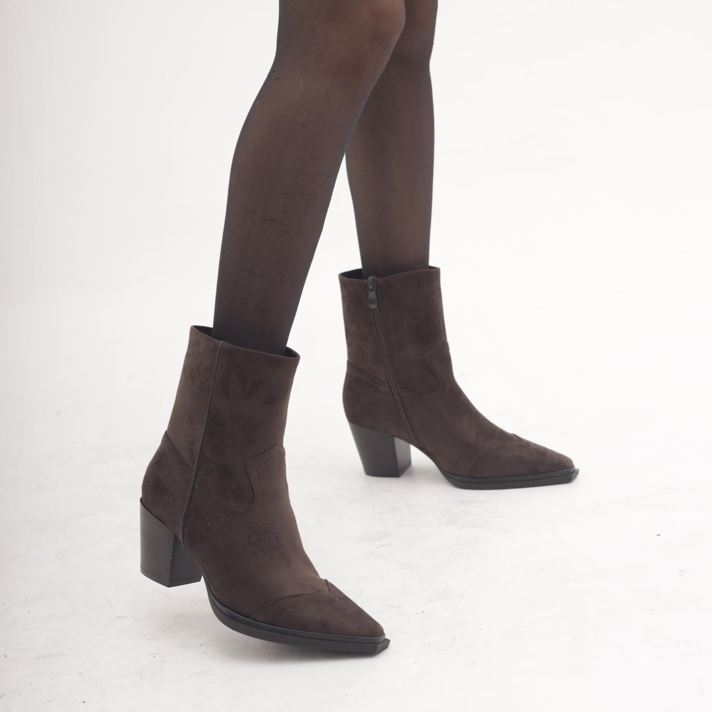 STIVALETTO TEXANO CON PUNTALE TESTA DI MORO MP2742-1PUTM CHOCOLA