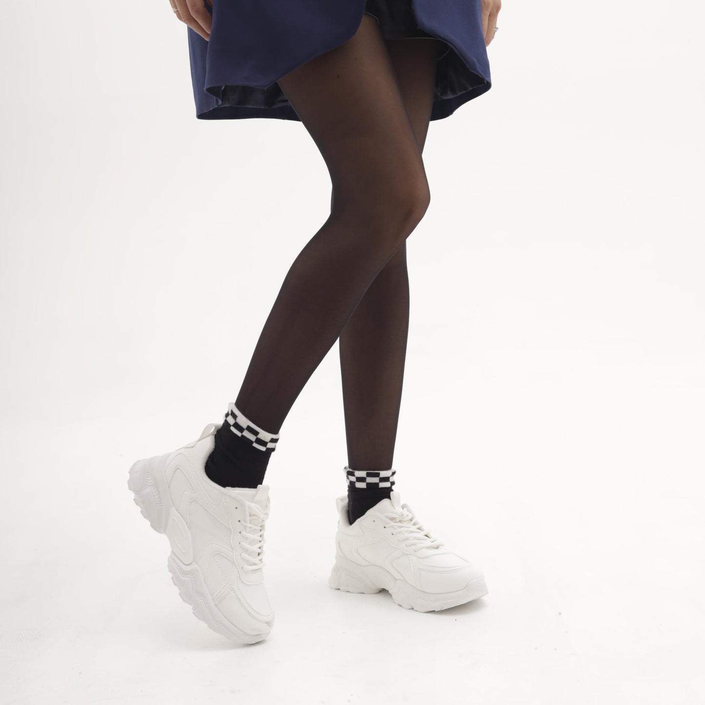 SNEAKERS TRACK BIANCO MP904-2TXBI CHOCOLA