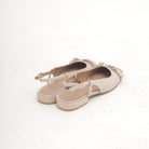 SLINGBACK FLAT PUNTALE BORDEAUX 