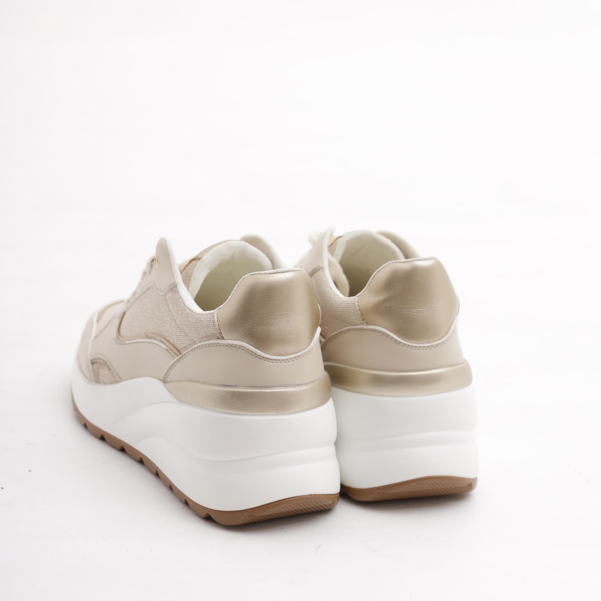 SNEAKERS ZEPPA SHINY BEIGE<BR/> 