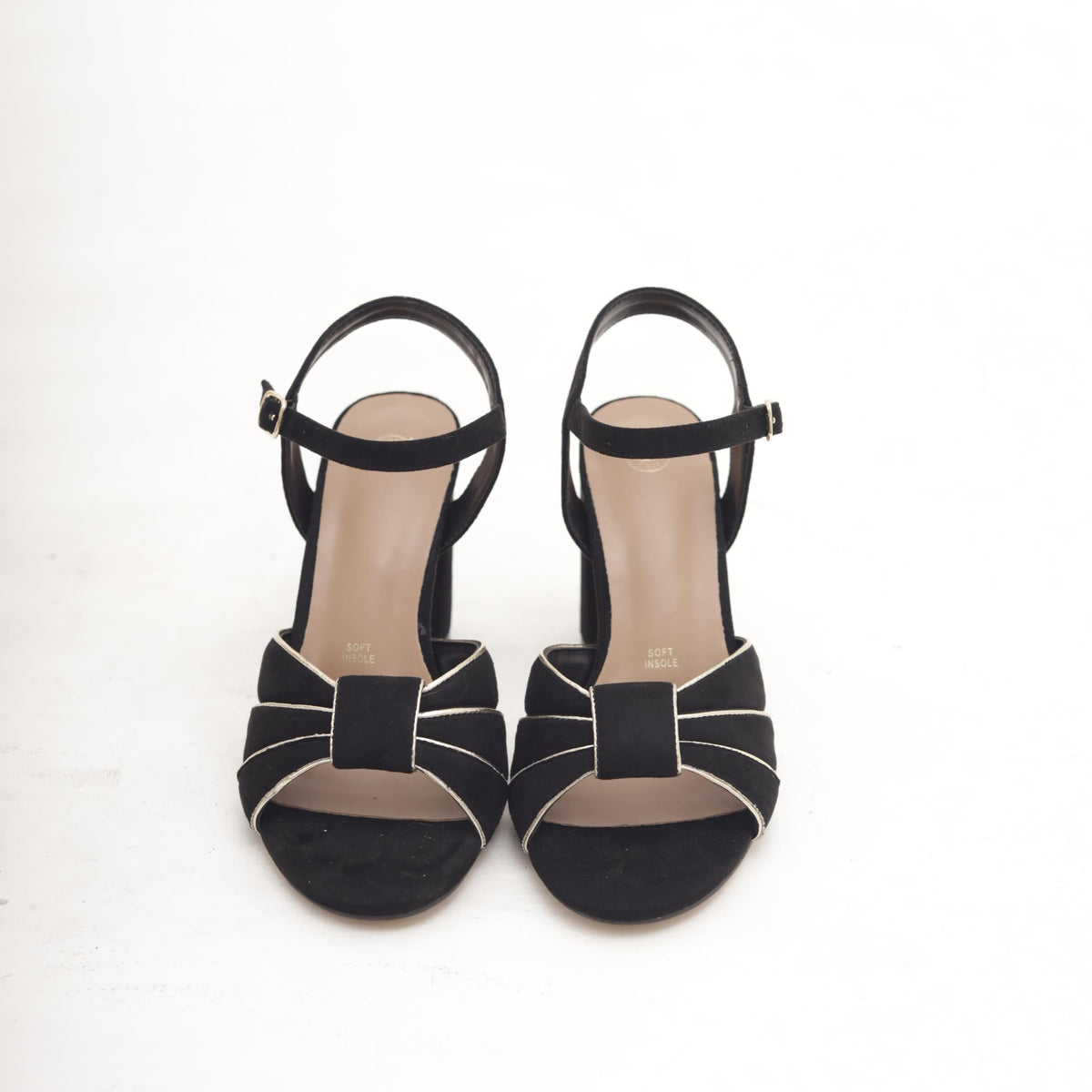 SANDALO NODO GOLD NERO 