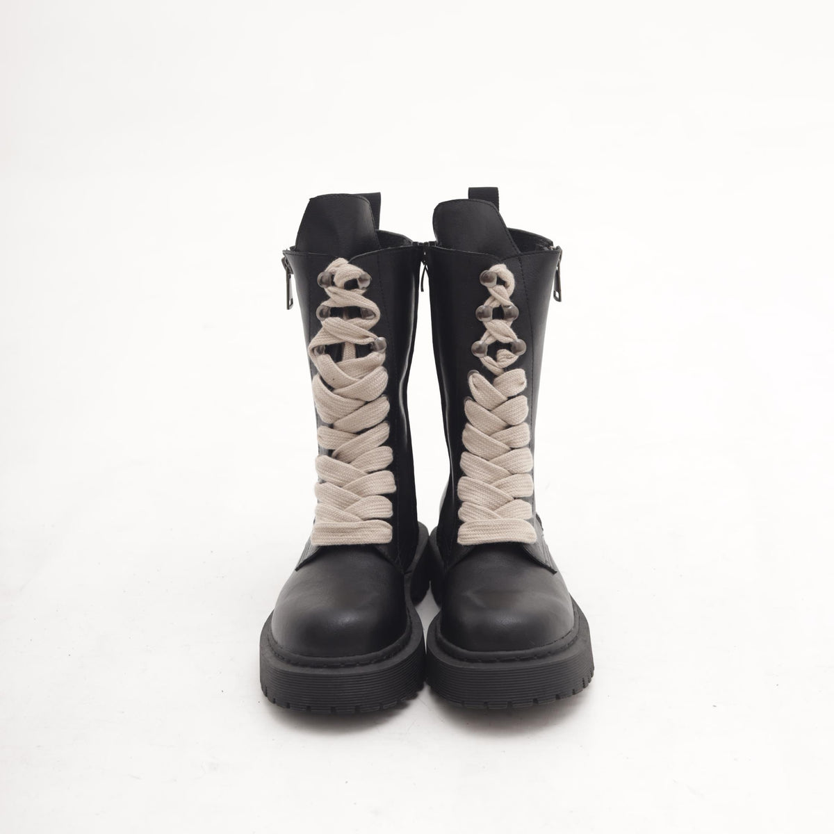 ANFIBIO ALTO CON ZIP NERO 