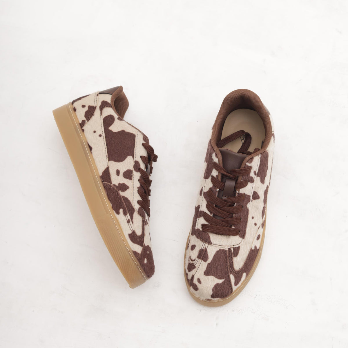 SNEAKERS ANIMALIER MARRONE 