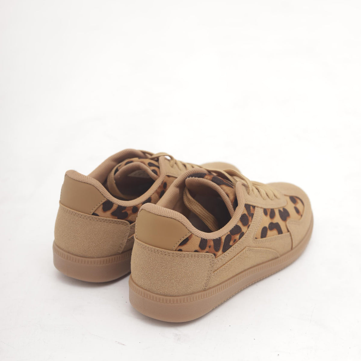 SNEAKERS FLAT ANIMALIER NERO 