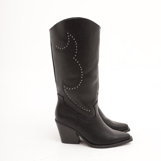 CAMPEROS RICAMO BORCHIE NERO 