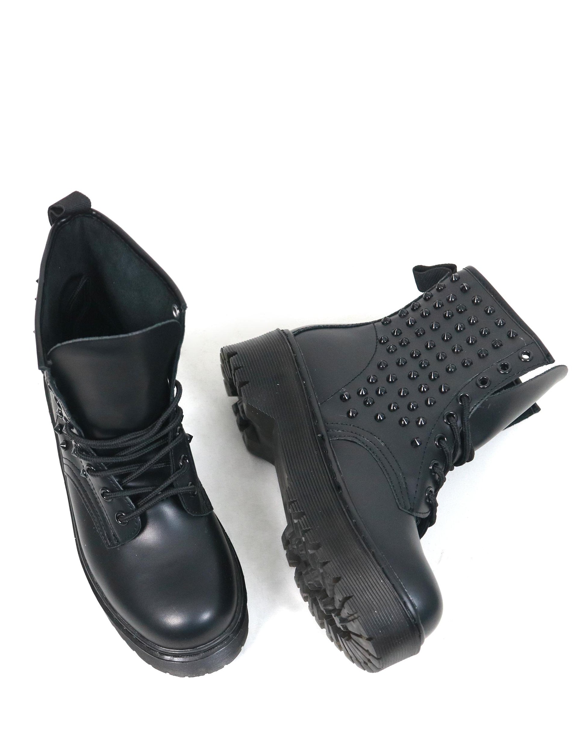 ANFIBIO 8 BUCHI PLATFORM BORCHIE NERO 