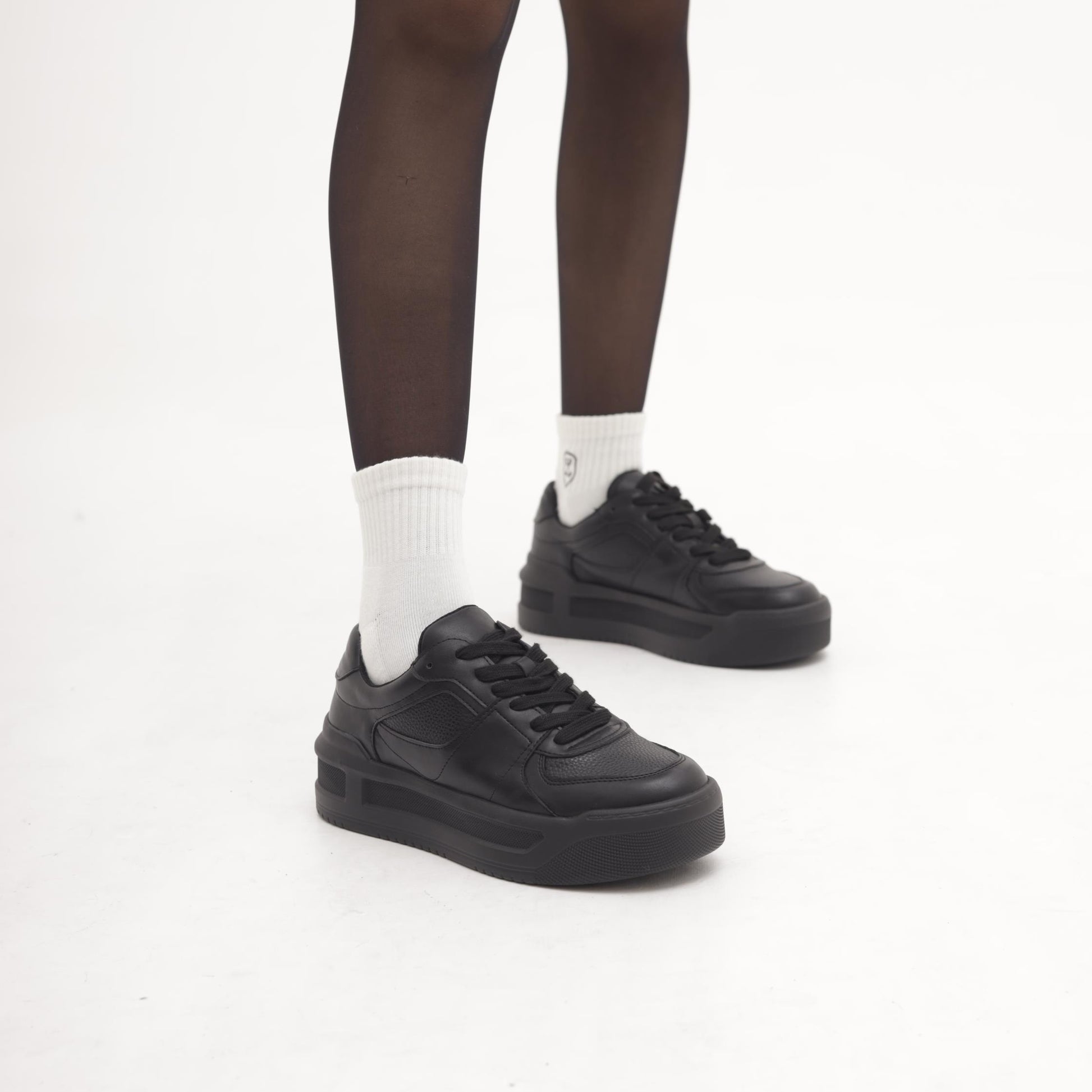 SNEAKERS PLATFORM NERO MP2607-3PUNE CHOCOLA