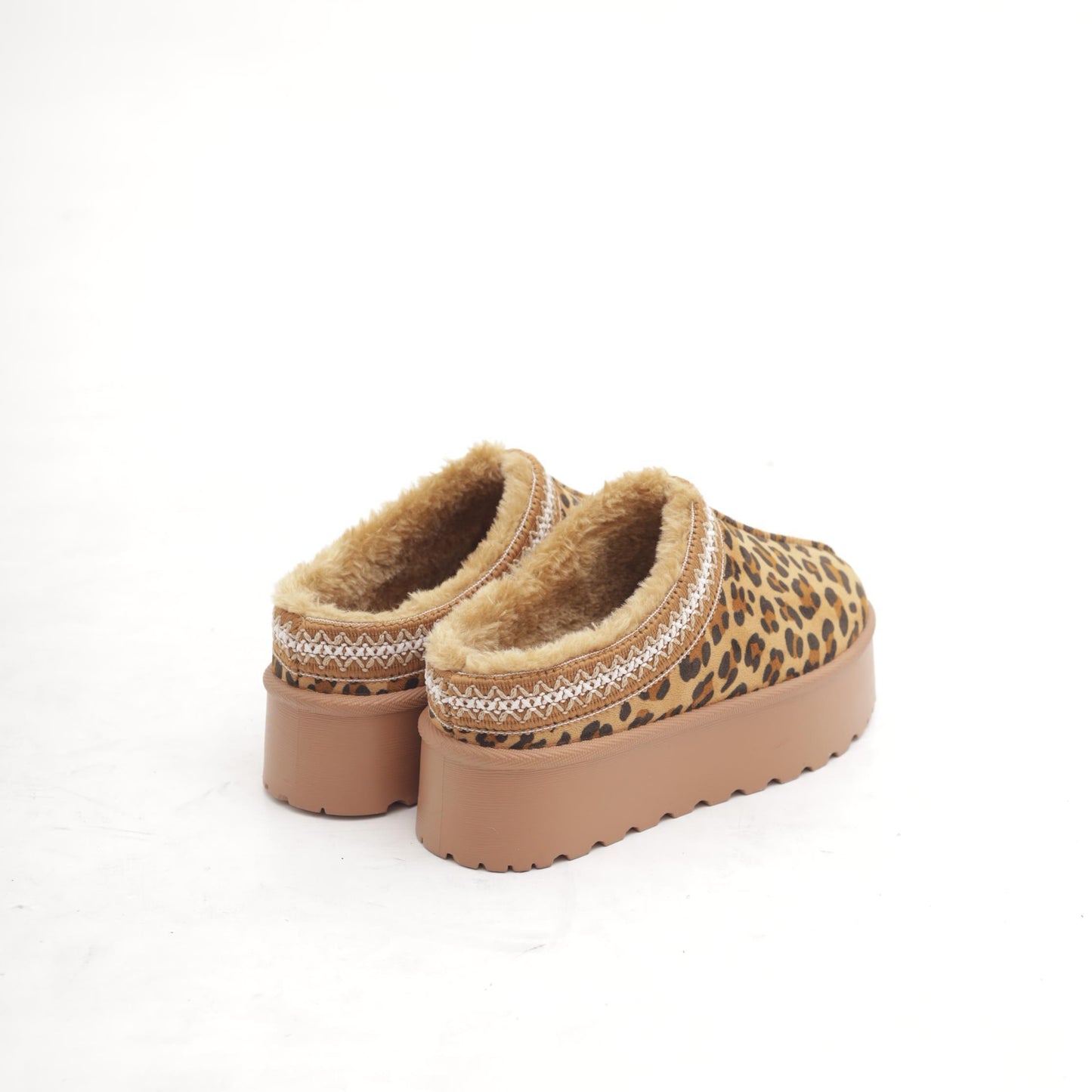 SABOT MAMMUT BORDATO LEOPARDO MP1002-1MFLE CHOCOLA