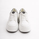 SNEAKERS FLATFORM BIANCO/NERO 