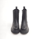 STIVALETTO ELASTICO E ZIP NERO 