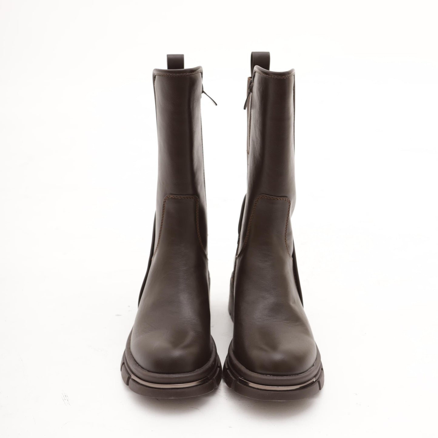 STIVALETTO GAMBALE ELASTICO TESTA DI MORO 