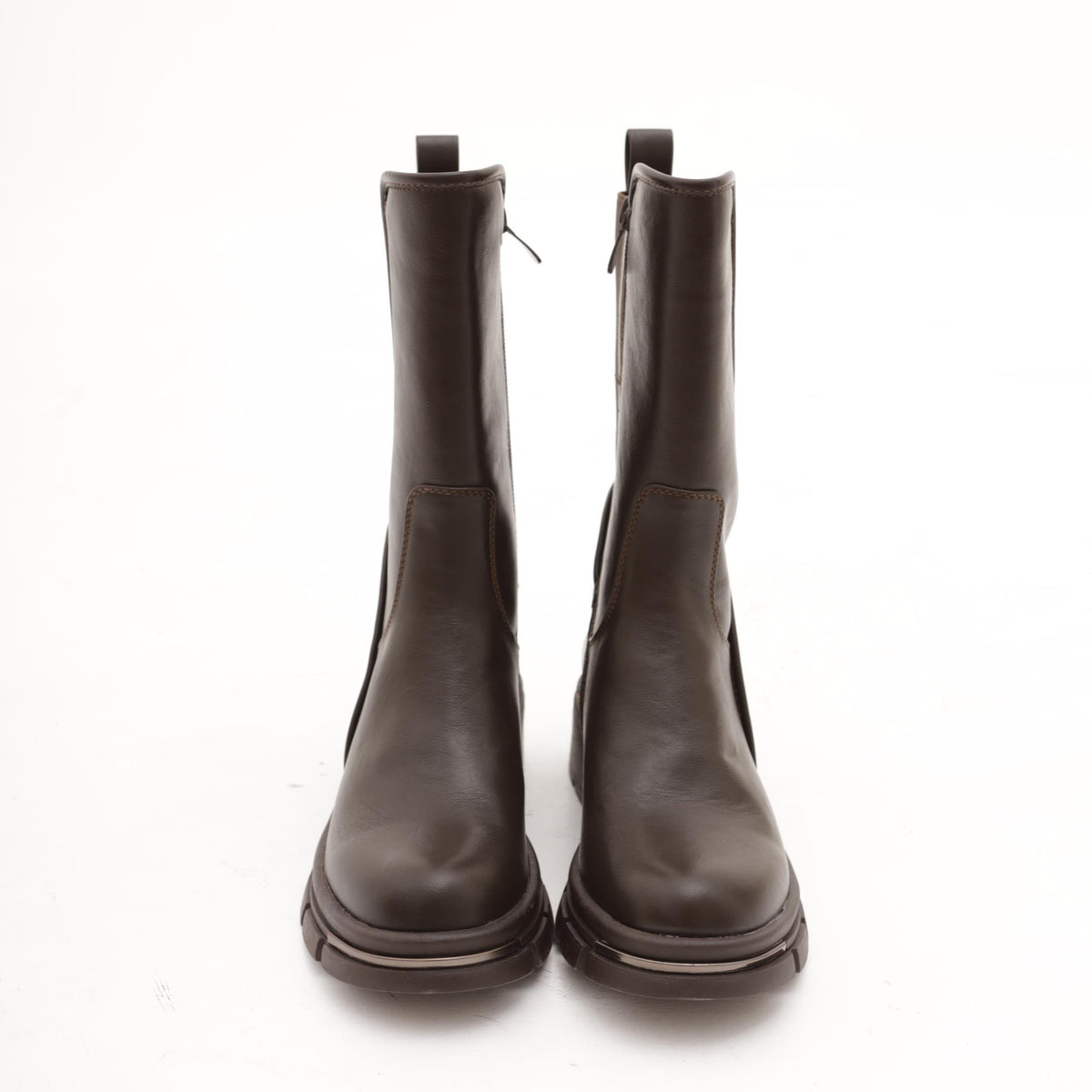STIVALETTO GAMBALE ELASTICO TESTA DI MORO 