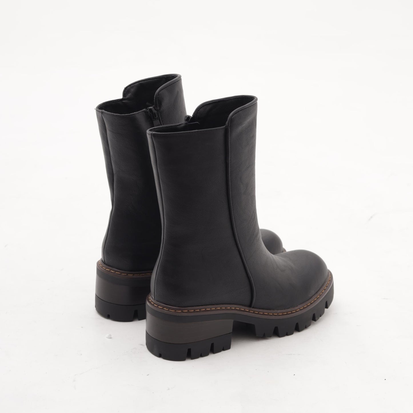 STIVALETTO LISCIO NERO MP652-2PUNERO CHOCOLA